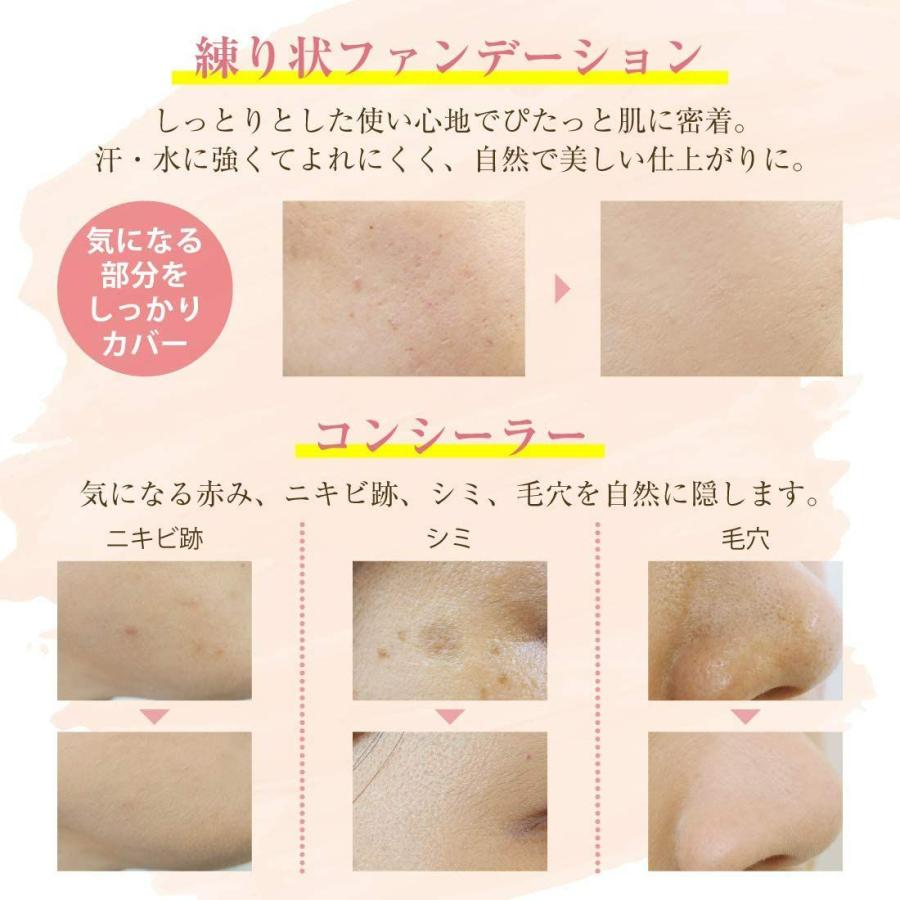 メイコー化粧品 ナチュラクター スキンケアカバーフェイス 132 ピンク 20g  SPF39 PA++++ 日本製 お取り寄せ｜kahoo｜03