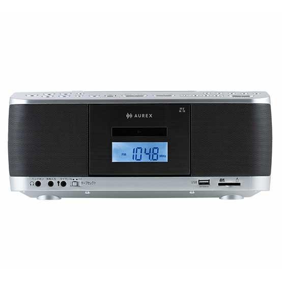 東芝 - TOSHIBA　SD/USB/CDラジオカセットレコーダー AUREX　TY-CDX92(S)　シルバー TOSHIBA 東芝 SD/USB/CDラジオカセットレコーダー AUREX TY
