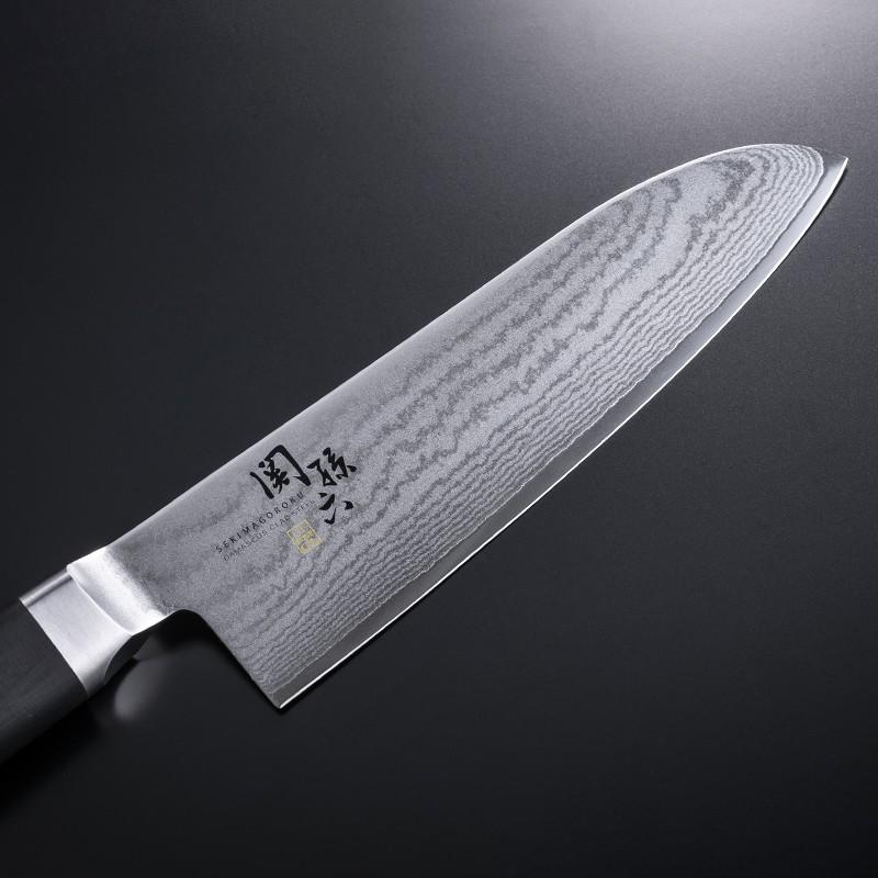 貝印 包丁 三徳包丁 名入れ 関孫六 ダマスカス 165 mm 日本製