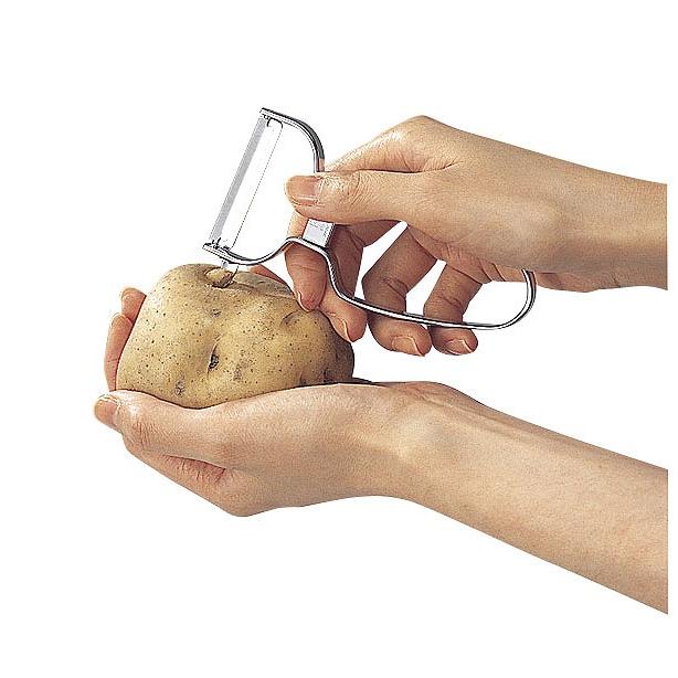 貝印 ステンレスピーラー | シルバー 銀 食洗器対応 ステンレス 貝印 ステンレスピーラー | シルバー 銀 食洗器対応 ステンレス