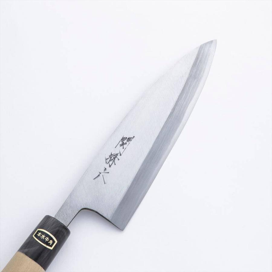 関孫六 白紙鋼 白紙2号 水牛柄 出刃 165mm 貝印 包丁 16.5cm 業務用 和