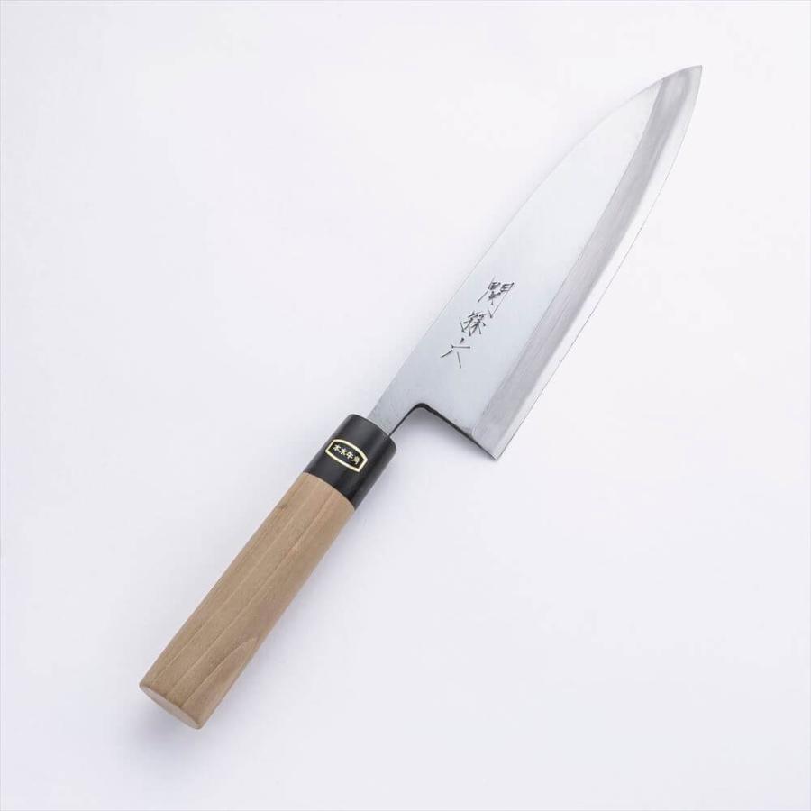関孫六 白紙鋼 白紙2号 水牛柄 出刃 210mm 貝印 包丁 21cm 業務用 和 