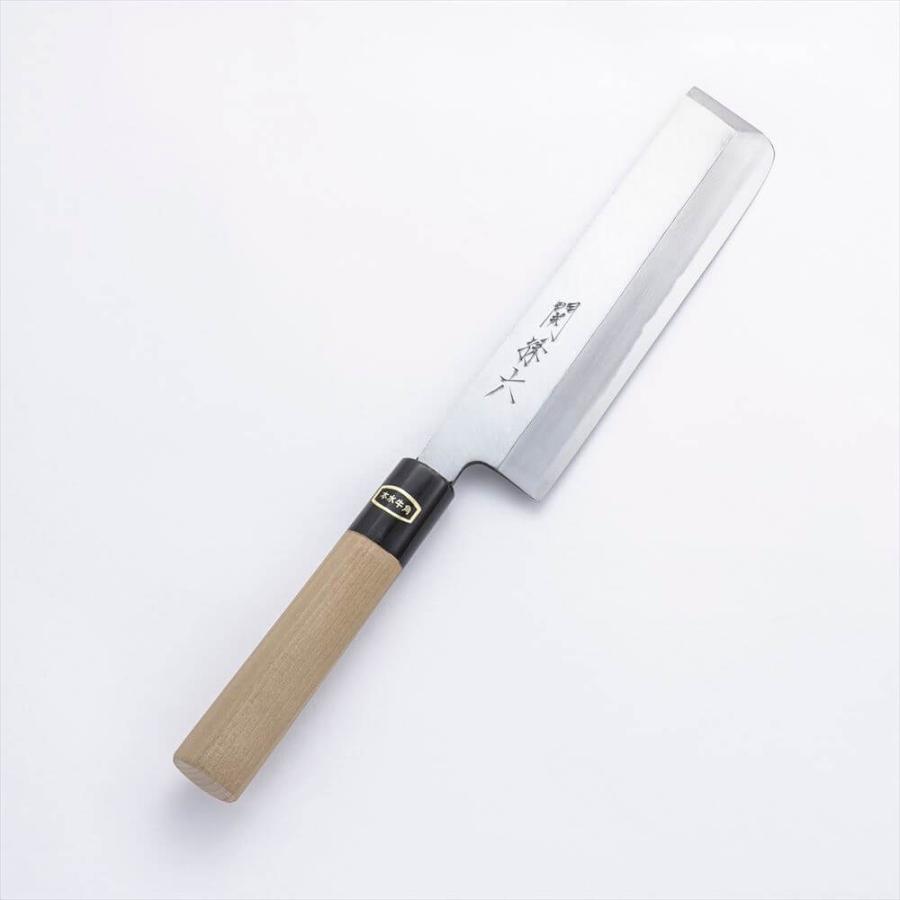 関孫六 白紙鋼 白紙2号 水牛柄 薄刃 180mm 貝印 包丁 18cm 業務用 和