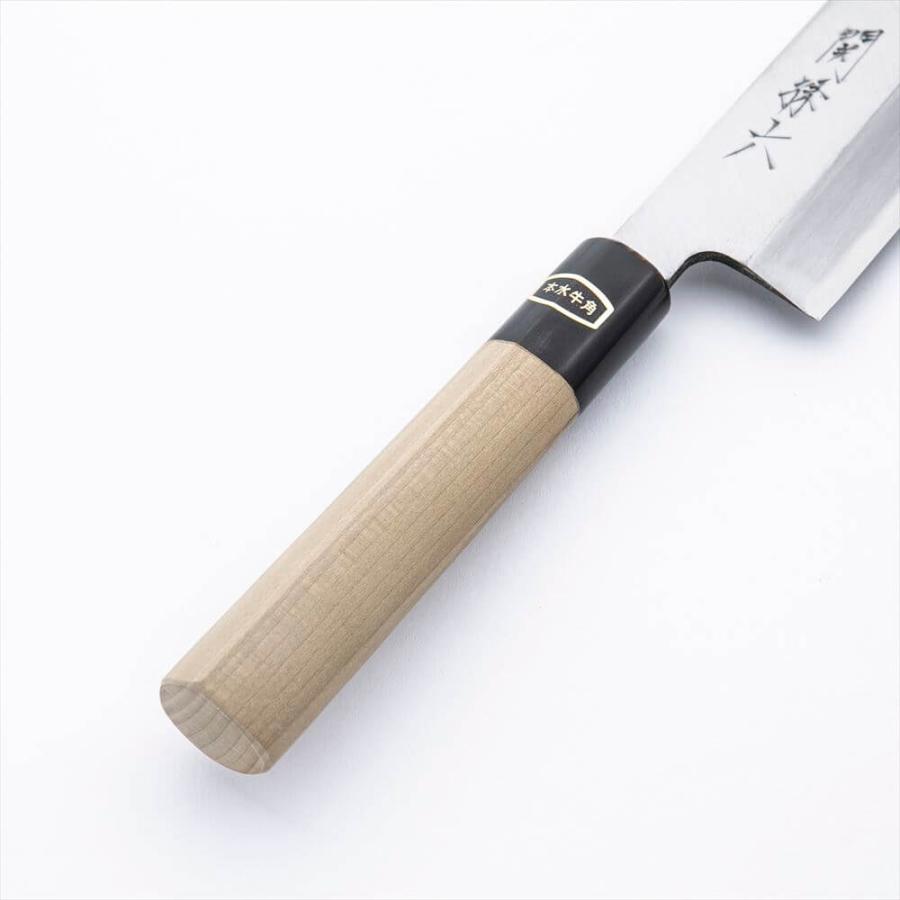 薄刃　本焼　正本　刃紋　白鋼　包丁　和包丁　白水牛　研ぎ済み　純日本鋼 薄刃本焼正本刃紋白鋼包丁和包丁白水牛研ぎ済み純日本鋼