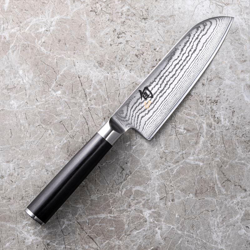 旬 Classic 三徳 135mm |貝印 旬Shun 公式ショップ ダマスカス 包丁 料理包丁 万能包丁 三徳包丁  両刃 送料無料 高級 日本製 ステンレス製 ギフト 母の日の画像