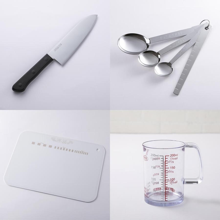 料理道具 セット 14点 貝印 包丁 まな板 フライパン 炒め鍋 ナイロン