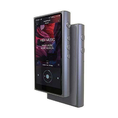 HiByMusic R5 デジタルオーディオプレイヤー 4.4mm バランス出力端子 (グレイ) ポータブルオーディオアクセサリー