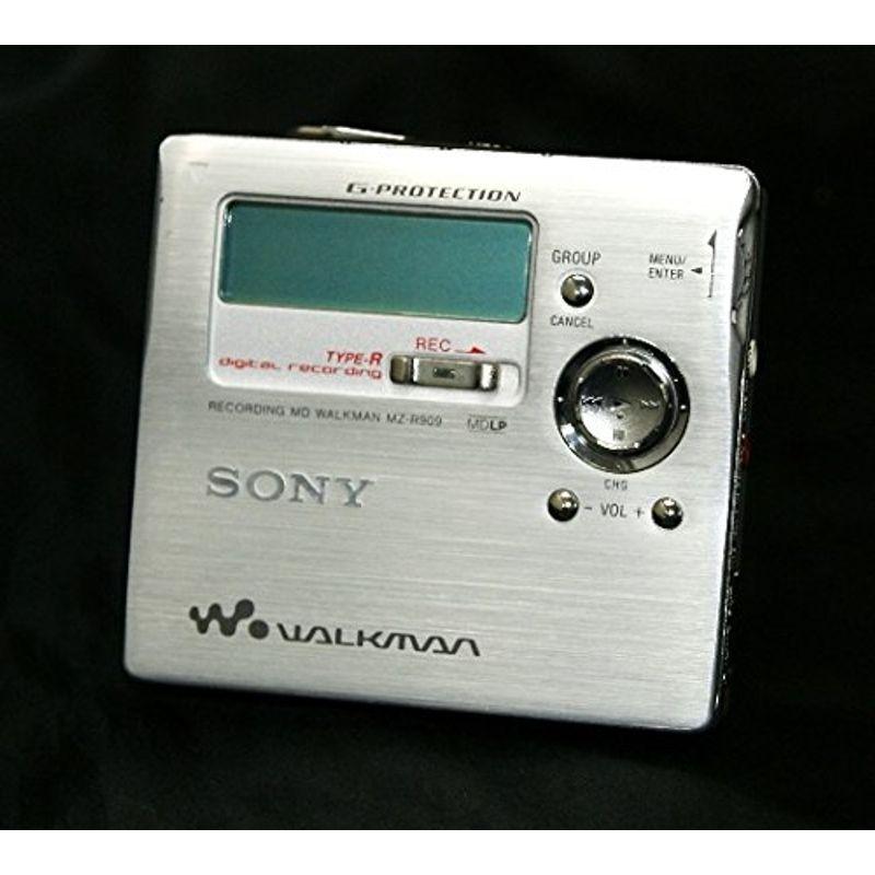 SONY ソニー MZ-R909 シルバー MDレコーダー MDLP対応 （MD録音再生兼用機/ポータブルMDプレーヤー/ポータブルミニディ