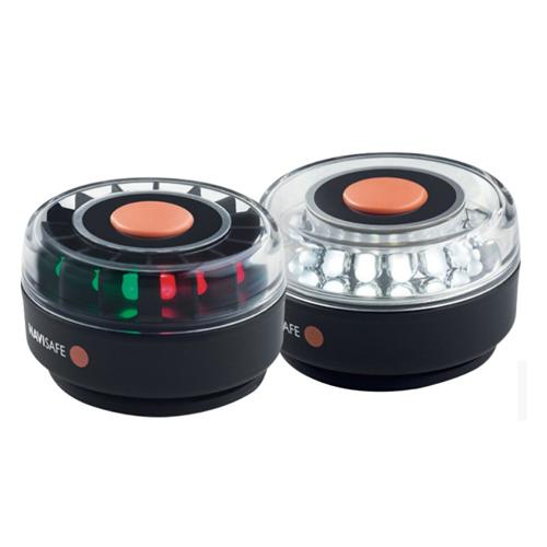 プラスチモ LEDナビライト 360度 3色（赤、緑、白）（点灯）