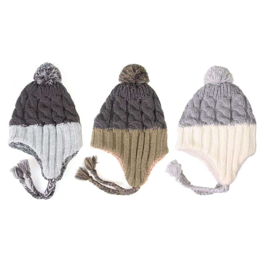 ニット帽 ニットキャップ 耳あて付き ボンボン付き メンズ レディース スノーボード スノボ スキー イヤーフラップ ケーブルニット 防寒 暖かい 裏起毛 ボア 5500 Kaiatta カイアッタ 通販 Yahoo ショッピング