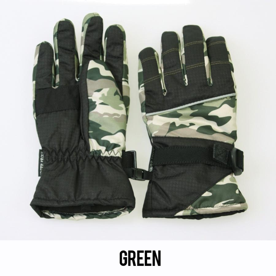 防水 スキー手袋 ジュニア 五本指 スキーグローブ スノーボード