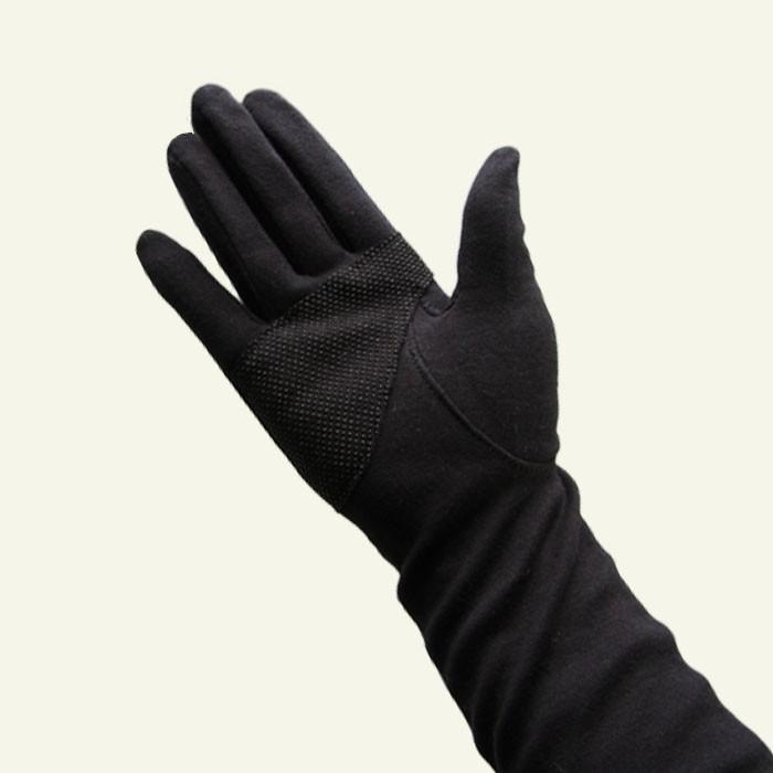 送料無料 Uv対策手袋 レディース 5指ロンググローブ 綿100 すべりどめ付き アームカバー Uvカット 日焼け防止 春夏 運転 紫外線対策 接触対策 L Uv06 Kaiatta カイアッタ 通販 Yahoo ショッピング