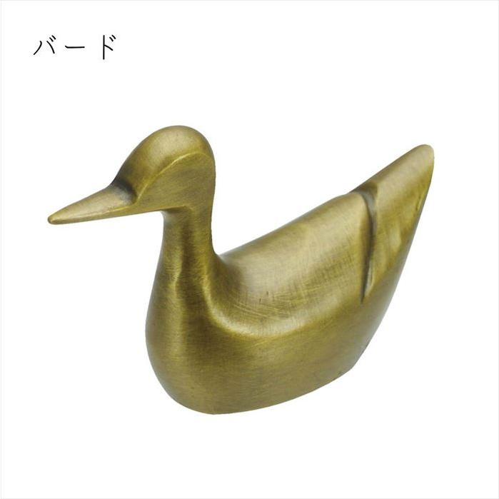 Brass Work ペーパーウェイト バード ペーパーウエイト 文鎮 文房具