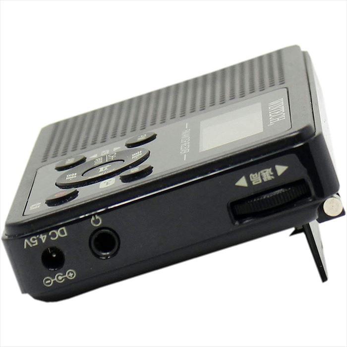Am Fmデジタルチューナーラジオ アラーム時計機能搭載 小型 コンパクト 防災 ブラック Wintech Dmr C6 補聴器専門店 快聴生活 通販 Yahoo ショッピング