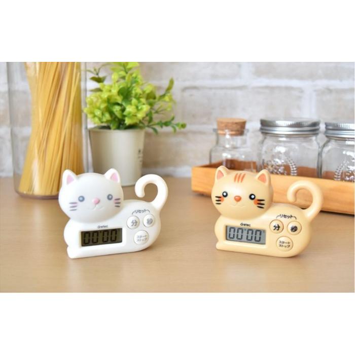 ねこタイマー ネコ型タイマー 猫タイマー 可愛いねこ型 キッチンタイマー キッチン用品 台所用品 調理 料理 ドリテック T 568 v 補聴器専門店 快聴生活 通販 Yahoo ショッピング