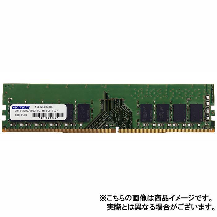 まとめ）アドテック DDR4-3200UDIMM 16GB×2枚組 ADS3200D-16GW 1箱〔×3セット〕 