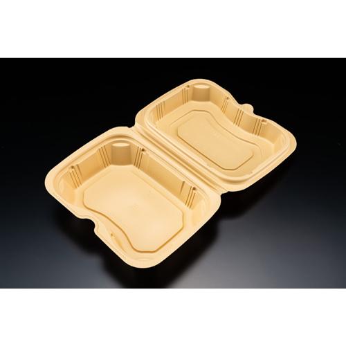 バイオデリカ シェルBOX40 クラフトB 300入 : 業務用食品容器・包材の 