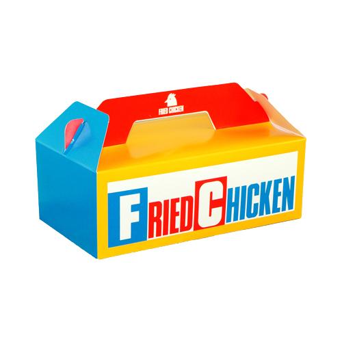 食品箱 フライドチキンH.B(大) | チキン・惣菜箱 フライドチキン容器 紙箱 テイクアウト テイクアウト箱 お持ち帰り 業務用 飲食店 200入
