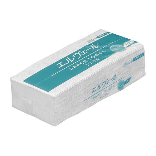 エルヴェールペーパータオルエコドライ小判 シングル 清掃用品 タオル b 1954b 業務用食品容器 包材のカイコム 通販 Yahoo ショッピング