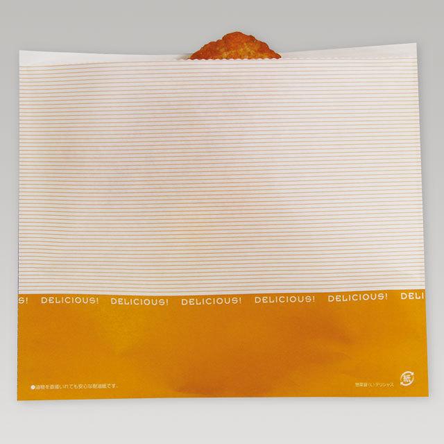 耐油紙　惣菜袋Lサイズ（デリシャス） - 1