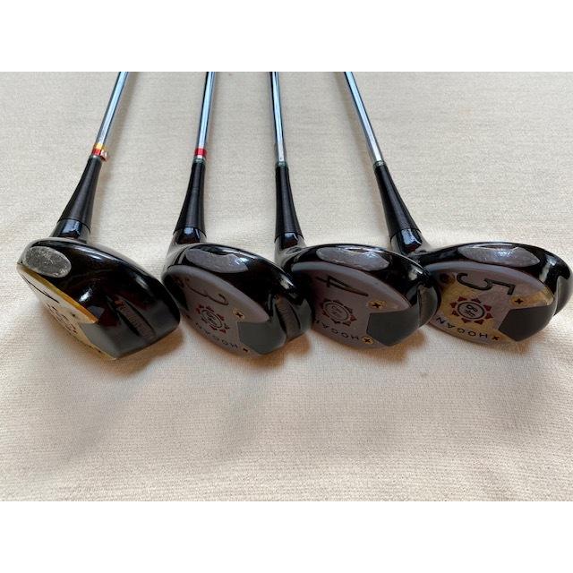 ベンホーガン スピードスロット1w 3w 4w 5w 4本セット（パーシモン 実  