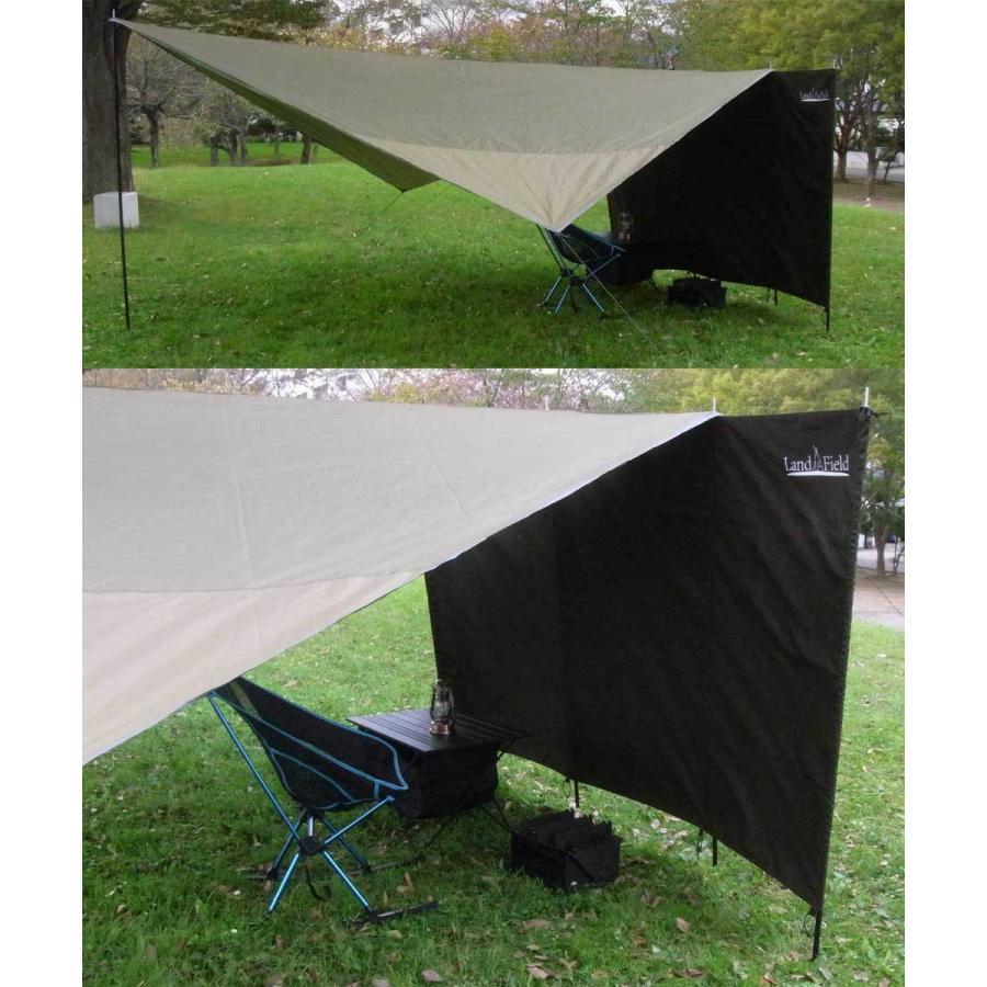 LANDFIELD タープ ウイングタープ 510×402cm テント キャンプ