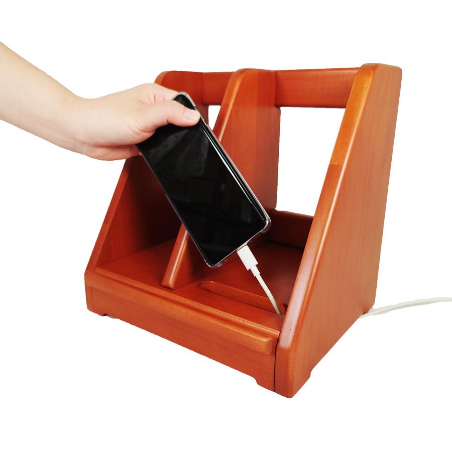 スマホスタンド】 スマホが立てられる 本立て チェリー : カイドク館