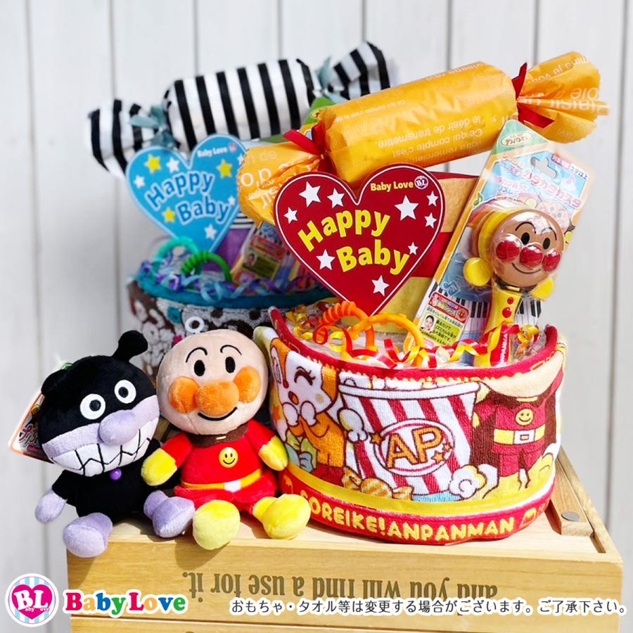 出産祝い おむつケーキ アンパンマン オムツタワー即日発送 : Baby