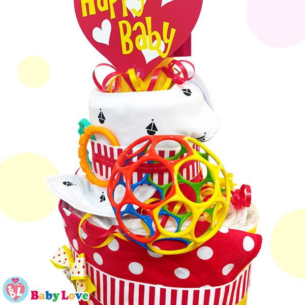 誠実 スタイ付き おむつケーキ 出産祝い 3段 選べる2色 男の子でも女の子でも オムツケーキ ベビーシャワー プレゼント 百日祝 初節句 妊娠祝い 結婚祝い 送料無料 Supplystudies Com