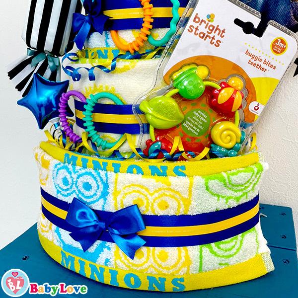 ミニオン おむつケーキ ミニオンズ Dx 豪華な4段オムツケーキ 出産祝い Minion Babylove 通販 Yahoo ショッピング