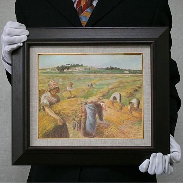 ピサロ：収穫(Ｆ8号・455×380）