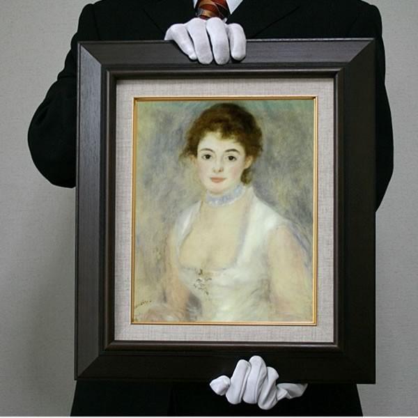 ルノワール：アンリオ夫人の肖像（F6号409×318） ルノワールの女性