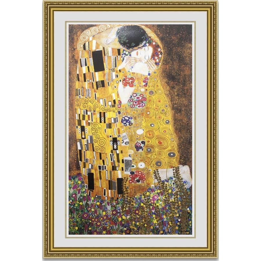 複製画販売 クリムト 接吻 額縁付き Ko6005l 絵画販売のアートギャラリー南青山 通販 Yahoo ショッピング