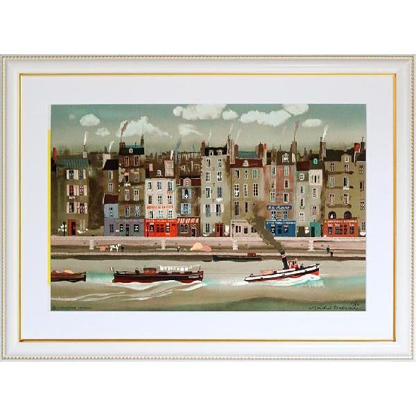 複製画通販 ミッシェルドラクロワ Le Remorquer 1 額縁付き : 絵画販売