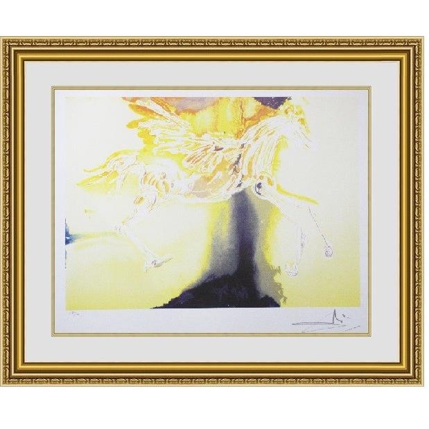 絵画購入 【人気作品】 ダリ ペガサス 額縁付き : 絵画販売のアート