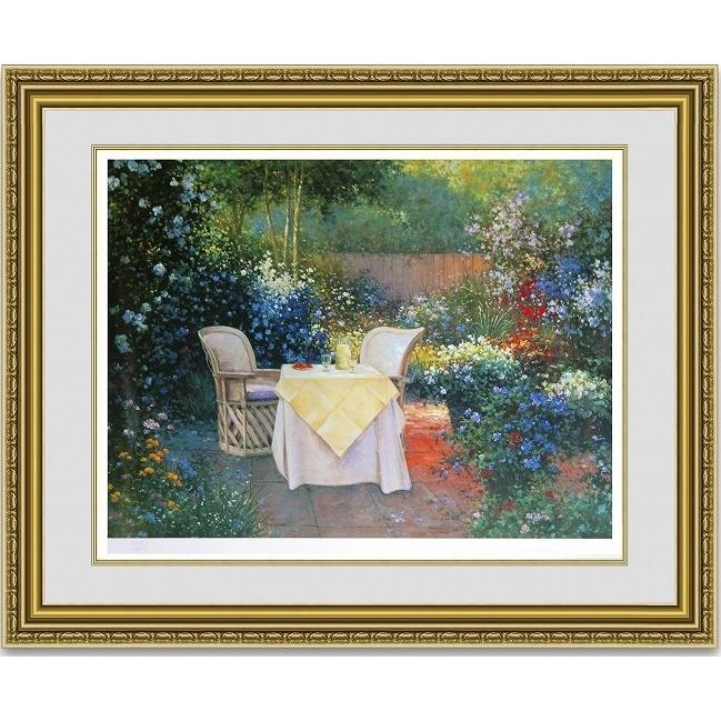 複製画購入 セルゴン Garden pleasure 額縁付き : 絵画販売の