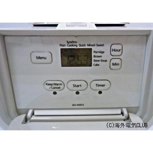 タイガー海外向け炊飯器 JAJ-A55S タイガー TIGER 海外用炊飯器 JAJ-A55S-WS 【220-230V】 3cup 1