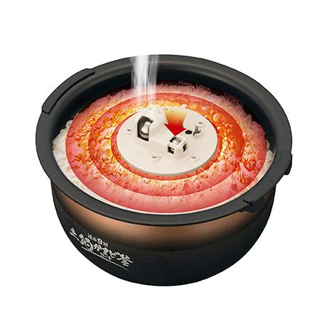 タイガー魔法瓶 海外向け炊飯器 220-230V仕様 土鍋可変W圧力IH炊飯