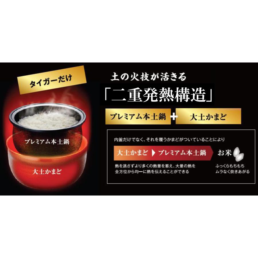タイガー魔法瓶 海外向け炊飯器 220V仕様 土鍋圧力IH炊飯ジャー 5.5合