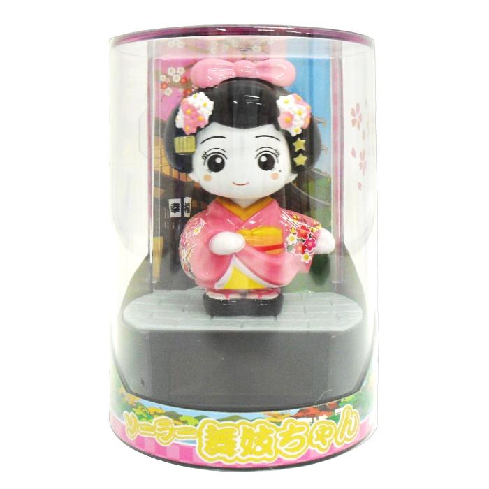 お土産 外国人 喜ぶ 日本 和風 ゆらゆら ソーラー 人形 首振り 太陽光