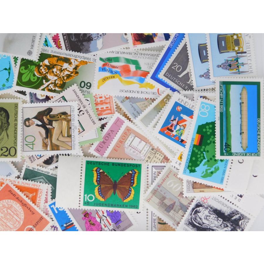 セール！ 在庫限り　未使用 海外切手 ドイツ ３００枚 大型中心 コラージュ 外国切手｜kaigaikittenoomise｜03