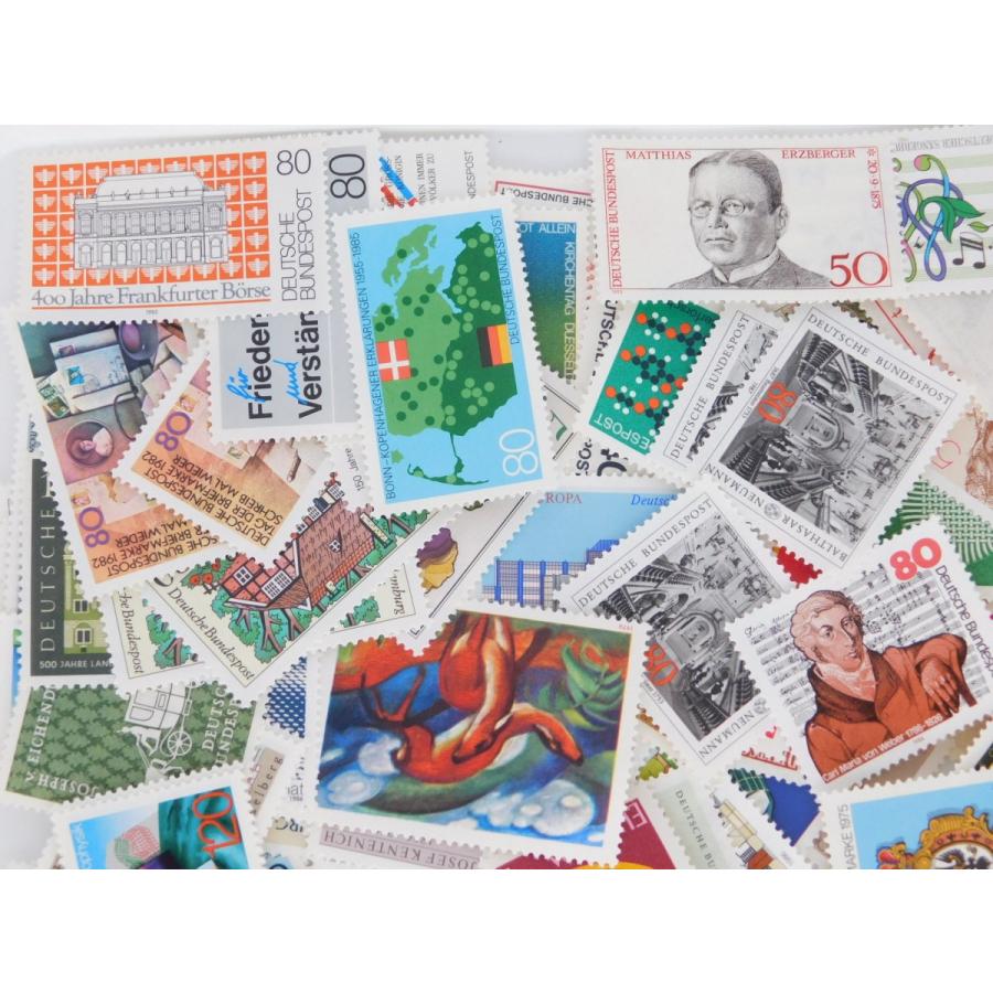 セール！ 在庫限り　未使用 海外切手 ドイツ ３００枚 大型中心 コラージュ 外国切手｜kaigaikittenoomise｜04