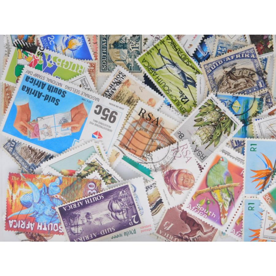 海外切手　南アフリカ共和国 １００枚　中・大型切手が中心 記念切手　使用済切手 外国切手 コラージュ 紙もの おすそ分けに｜kaigaikittenoomise｜04