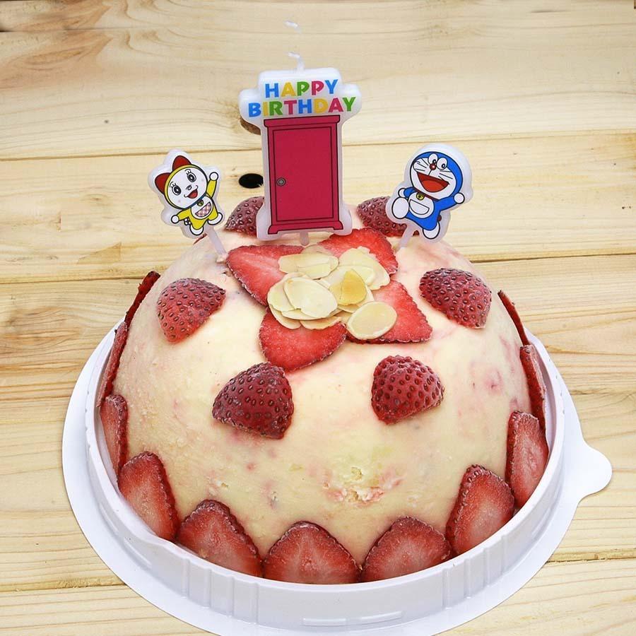 送料無料 ドラえもんローソクつき いちごのミルフィーユアイスケーキドーム型 5号 15ｃｍ アイスクリームケーキ アイス ケーキ アイスクリーム 08ichigo03 ジェラートアイスクリーム魁 通販 Yahoo ショッピング