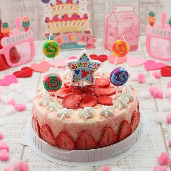 苺のミルフィーユアイスケーキ5号 キャラクター 子供お誕生日タイプ ロウソク付き 4 6人分パーティー Ik31sp ジェラートアイスクリーム魁 通販 Yahoo ショッピング