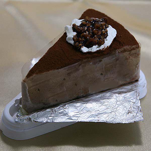 チョコレートショートアイスケーキ　7号ホールケーキの10等分　お試し用　小家族用　いろんな味をお楽しみ　魁ジェラート