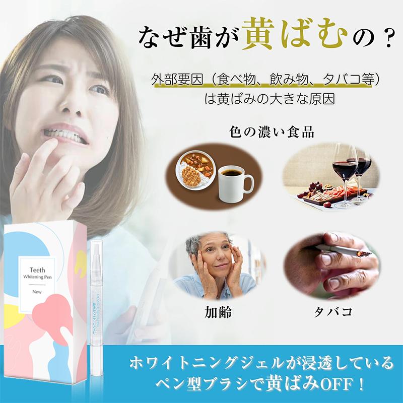 ホワイトニング ジェル 歯 白くする 自宅 セルフ 塗るだけ 歯の美白 