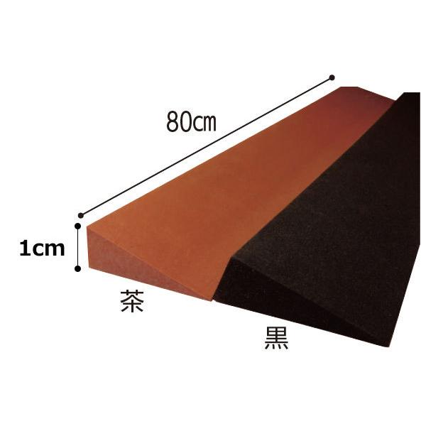 段差解消スロープ 屋内用 Lスロープ 高さ1cm TL-010/TL-110 2本組