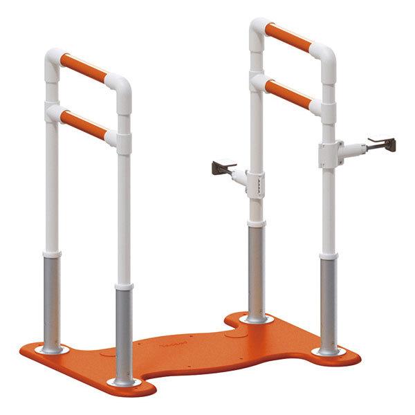 つかまり手すりW（水廻り手すり） バー付きHUH12 両手すり