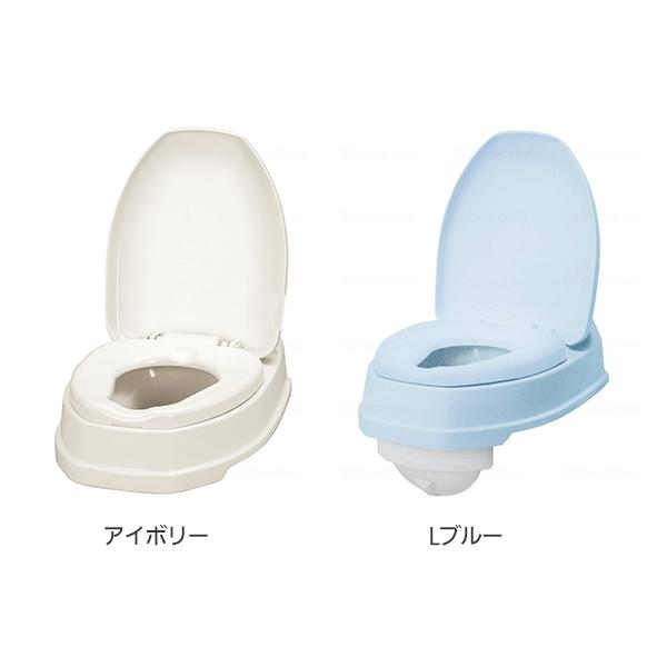 簡易設置型洋式トイレ サニタリエースOD 両用式(補高なし) アロン化成 被せるタイプの画像